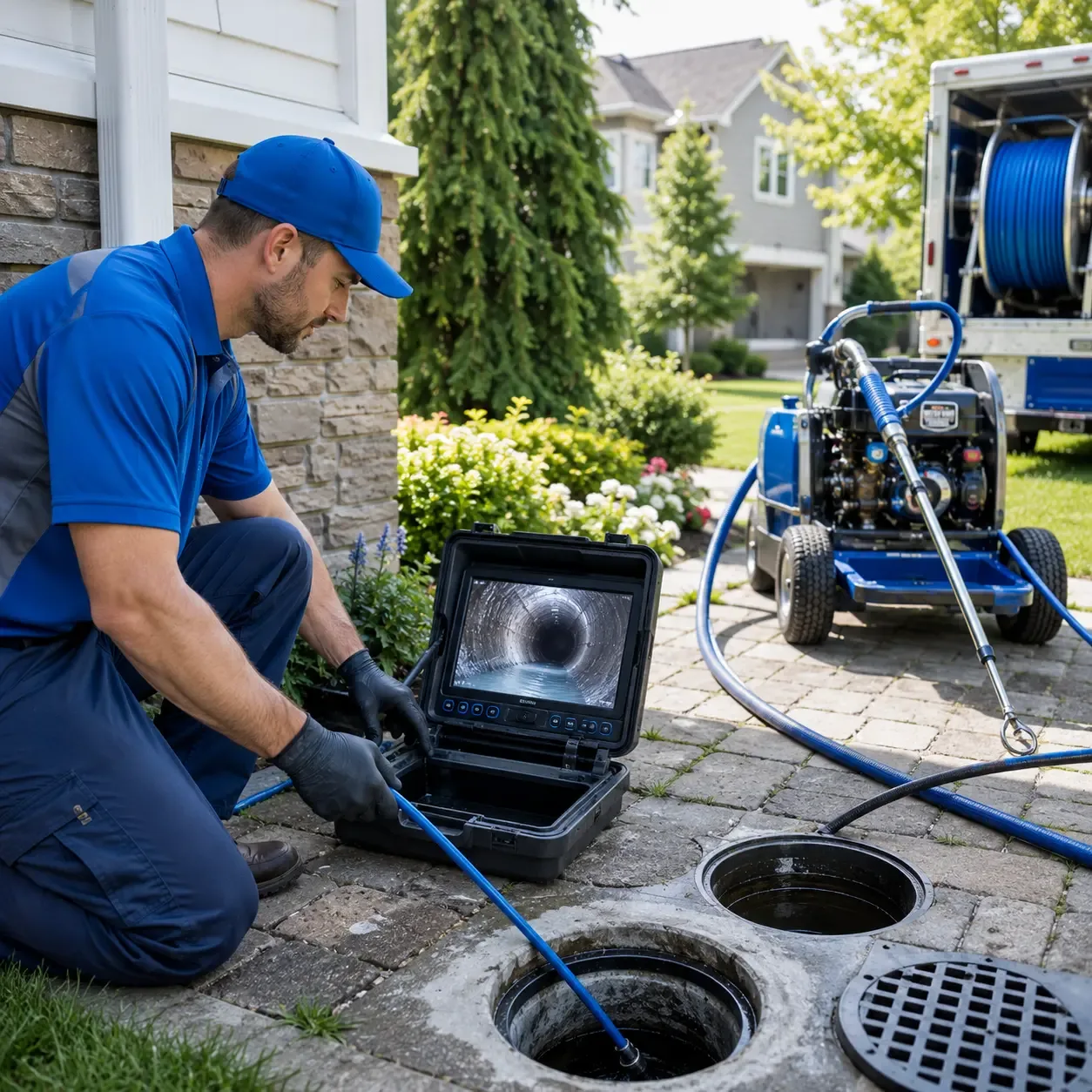 Outdoor drain cleaning professionals serving West Townsend, MA